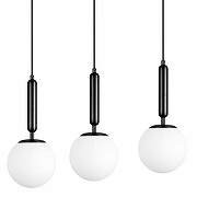 Подвесной светильник Moderli Scrumbel V11566-3P цвет плафона/подвески Белый, Опал, цвет арматуры Черный-1