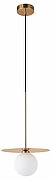 Подвесной светильник Moderli Scrumbel V11569-1P цвет плафона/подвески Белый, Опал, цвет арматуры Золото-1