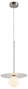 Подвесной светильник Moderli Scrumbel V11572-1P цвет плафона/подвески Белый, Опал, цвет арматуры Хром-1