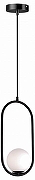 Подвесной светильник Moderli Klaster V11586-1P цвет плафона/подвески Белый, Опал, цвет арматуры Черный-1