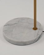 Торшер Moderli Omaha V11592-1F цвет плафона/подвески Белый, цвет арматуры Белый, Золото-4