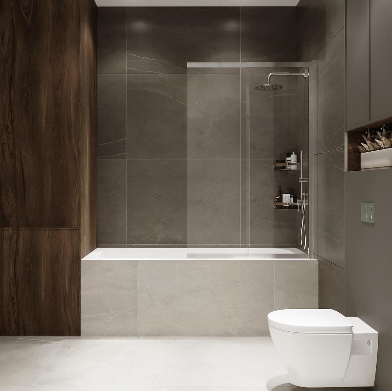 Шторка на ванну Terminus Ното 90 1CS150х90C 