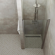 Душевая дверь DIWO Анапа 70 Щ0000055501 профиль Хром стекло прозрачное-6