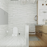 Душевая дверь DIWO Анапа 70 Щ0000055501 профиль Хром стекло прозрачное-9