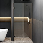 Душевая дверь Riho SZ Scandic NXT X101 68 R G00982121 профиль Черный матовый стекло прозрачное