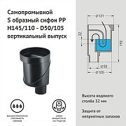 Душевой трап Berges Platz Antik 100х100 092060 с решеткой цвет Золото глянец-4