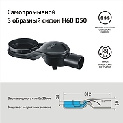 Душевой трап Berges Platz Antik 150х150 092161 с решеткой цвет Золото глянец-4