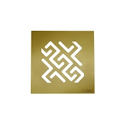 Душевой трап Berges Zentrum Antik 100х100 094364 с решеткой цвет Бронза-3
