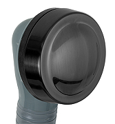 Слив-перелив Remer 96PCCCFP click-clack цвет Черный брашированный хром-1