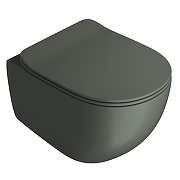 Унитаз подвесной Artceram File 2.0 Reel FLV006 15 00 цвет Grey olive без сиденья