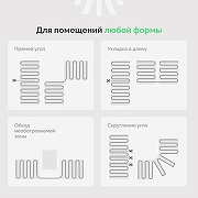 Теплый пол EWRIKA Mat EWR 150-3 с терморегулятором ТЕП7026 цвет Белый-5
