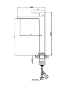 Смеситель для раковины Agger Great A2812144 Черный матовый-11