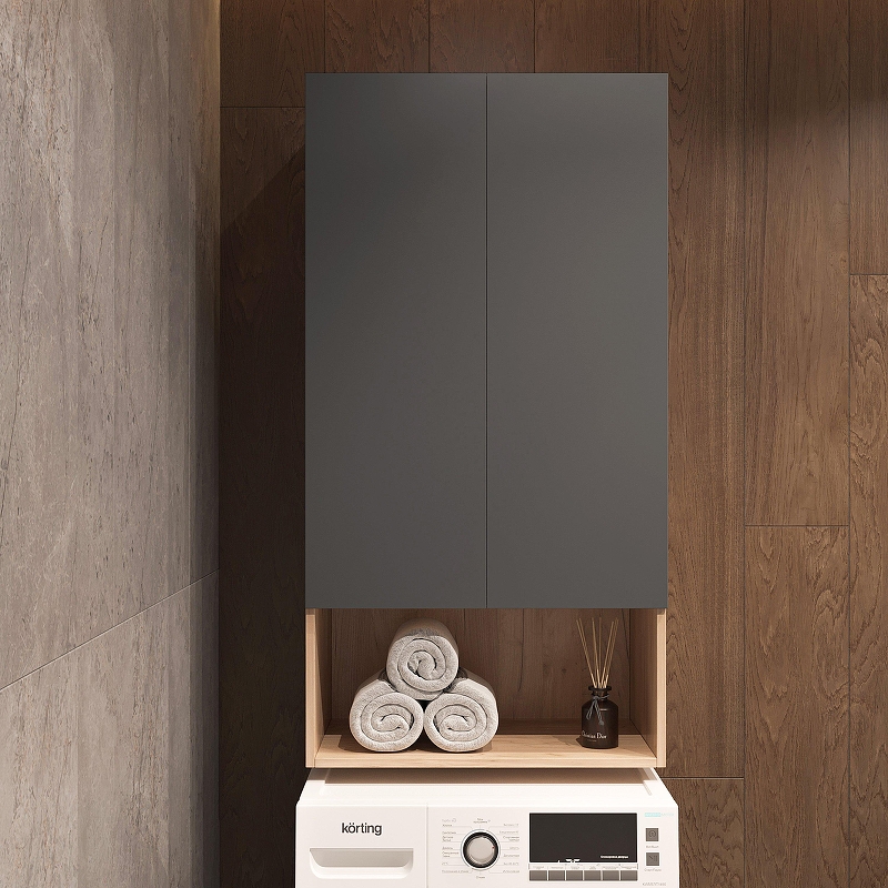 Подвесной шкаф DIWO Суздаль 60 SUZ.Ш.60.01А над стиральной машиной 