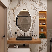 Зеркало DIWO Валдай 70 ЗЛП1724 с подсветкой с сенсорным выключателем-6