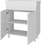 Тумба с раковиной DIWO Анапа 80 TR-684180 цвет Белый-8