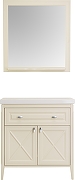 Комплект мебели для ванной ASB-Woodline Монте 80 1079101 цвет Бежевый-1
