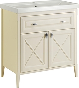 Комплект мебели для ванной ASB-Woodline Монте 80 1079101 цвет Бежевый-2