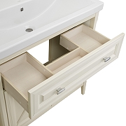 Комплект мебели для ванной ASB-Woodline Монте 80 1079101 цвет Бежевый-5