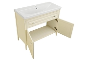 Комплект мебели для ванной ASB-Woodline Монте 100 1079201 цвет Бежевый-2