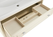 Комплект мебели для ванной ASB-Woodline Монте 100 1079201 цвет Бежевый-3