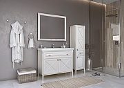 Комплект мебели для ванной ASB-Woodline Монте 100 1079201 цвет Бежевый-10