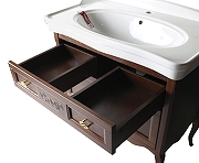 Комплект мебели для ванной ASB-Woodline Модерн 85 1124701 цвет Антикварный орех-4