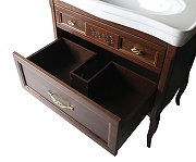 Комплект мебели для ванной ASB-Woodline Модерн 85 1124701 цвет Антикварный орех-5
