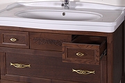 Комплект мебели для ванной ASB-Woodline Модерн 85 1124701 цвет Антикварный орех-7