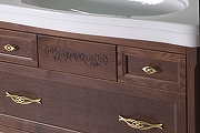 Комплект мебели для ванной ASB-Woodline Модерн 85 1124701 цвет Антикварный орех-8