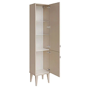 Шкаф пенал ASB-Woodline Федерика 40 80445 цвет Тирамису Софт-1