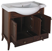 Комплект мебели для ванной ASB-Woodline Салерно 80 969601 цвет Антикварный орех-2