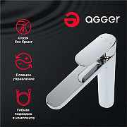 Смеситель для раковины Agger Gorgeous A0212100 Хром-1