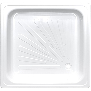 Стальной поддон для душа ВИЗ Antika 80x80 APS-80101 Белый-1