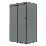 Душевой уголок Grossman Classic 150x70 120.K33.04.1570.21.10 профиль Черный матовый стекло тонированное
