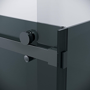 Душевой уголок Grossman Classic 150x70 120.K33.04.1570.21.10 профиль Черный матовый стекло тонированное-8