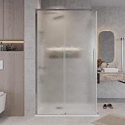 Душевой уголок Grossman Galaxy 100x70 L 300.K33.01.70R10L.10.02 профиль Хром стекло шиншилла-4