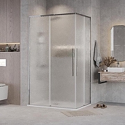 Душевой уголок Grossman Galaxy 110x90 L 300.K33.01.90R11L.10.02 профиль Хром стекло шиншилла-2