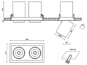 Встраиваемый светильник DesignLed SPL 00-00002330 цвет плафона/подвески белый, черный, цвет арматуры белый, черный-2