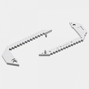 Набор заглушек для профиля DesignLed Комплектующие 00-00003348 цвет Серебро