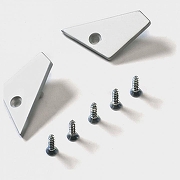 Набор заглушек для профиля DesignLed Комплектующие 00-00003349 цвет Серебро