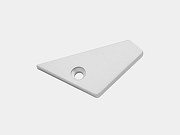 Набор заглушек для профиля DesignLed Комплектующие 00-00003349 цвет Серебро-2