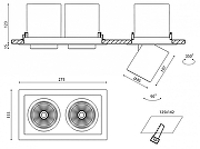 Встраиваемый светильник DesignLed SPL 00-00003441 цвет плафона/подвески белый, черный, цвет арматуры белый, черный-4