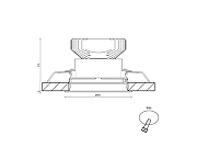 Корпус на 1 пост SWG PRO COMBO 00-00004181 цвет Черный-3