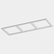 Рамка на 3 светильника SWG PRO COMBO 00-00004196 цвет Белый