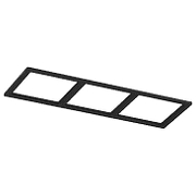 Рамка на 3 светильника SWG PRO COMBO 00-00004197 цвет Черный