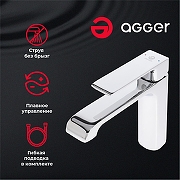 Смеситель для раковины Agger Magic A3002100 Хром-1