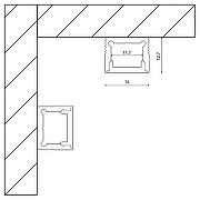 Профиль накладной DesignLed LS 00-00010364 цвет Серебро-2