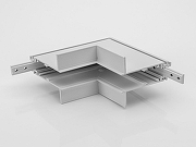 Соединитель угловой внутренний для треков встраиваемых Lumker SY-LINK 00-00013615 цвет Белый