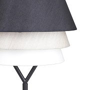 Настольная лампа Escada 10187 10187/T цвет плафона/подвески Белый, Бежевый, Черный, цвет арматуры Черный-1