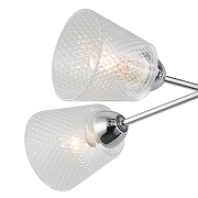 Люстра на штанге Escada 1104 1104/4P Chrome цвет плафона/подвески Прозрачный, цвет арматуры Хром-1